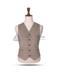 Maple Leaf Tartan Argyll Waistcoat