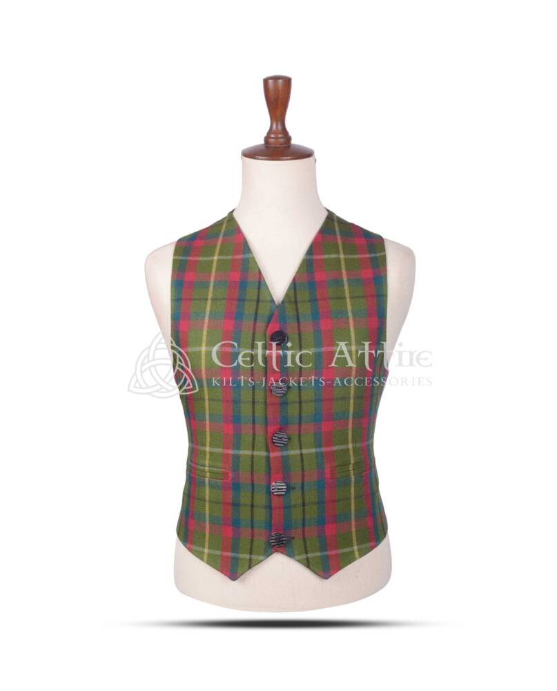 County Mayo Tartan Argyll Waistcoat County Mayo Tartan Argyll Waistcoat