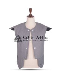 Chieftain Waistcoat in Grey Wool