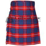 Red Hamilton Tartan 8 Yard Kilt