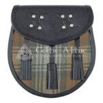 Black Watch Weathered Tartan Sporran