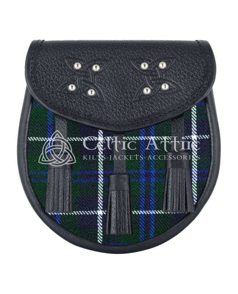 Blue Douglas Tartan Sporran Blue Douglas Tartan Sporran
