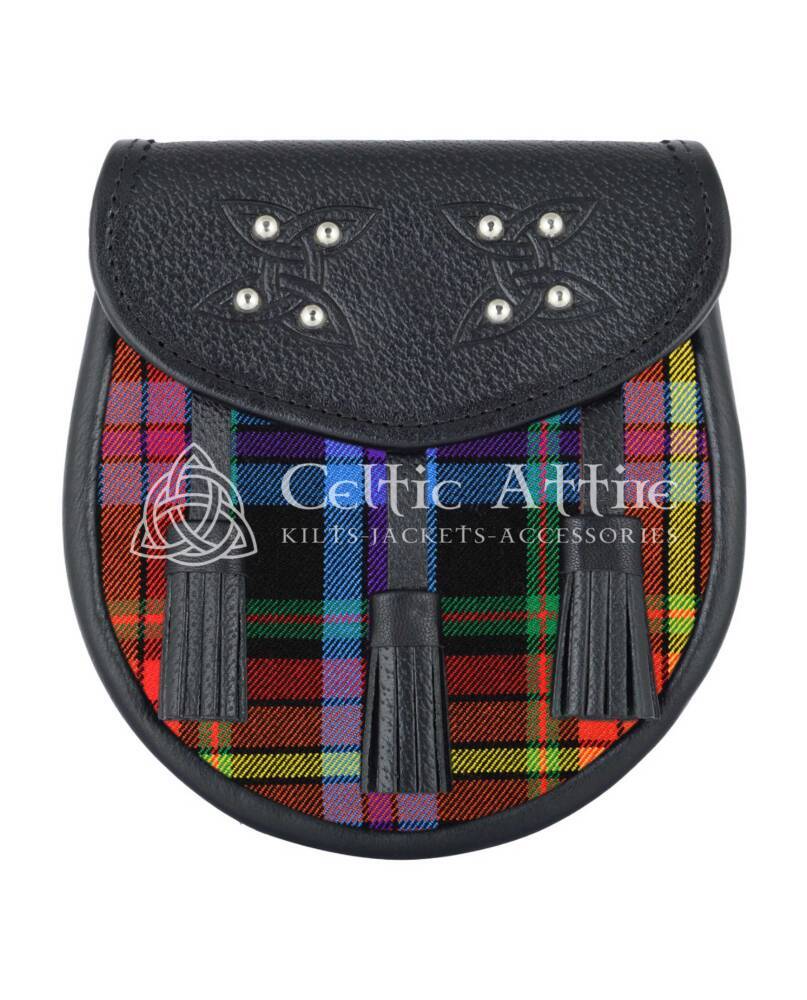 LGBTQ Pride Tartan Sporran LGBTQ Pride Tartan Sporran