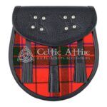 Scottish Rose Tartan Sporran