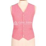 Women's Pink Tweed Jacket and waistcoat