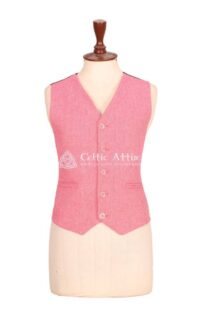 Women's Pink Tweed Jacket and waistcoat
