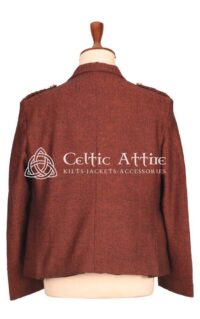 men’s Maroon Tweed Jacket and waistcoat