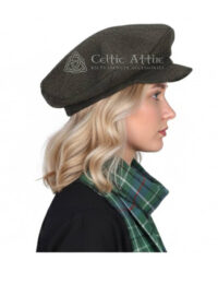 Scottish Wool Tam O' Shanter Bonnet Hat for Women