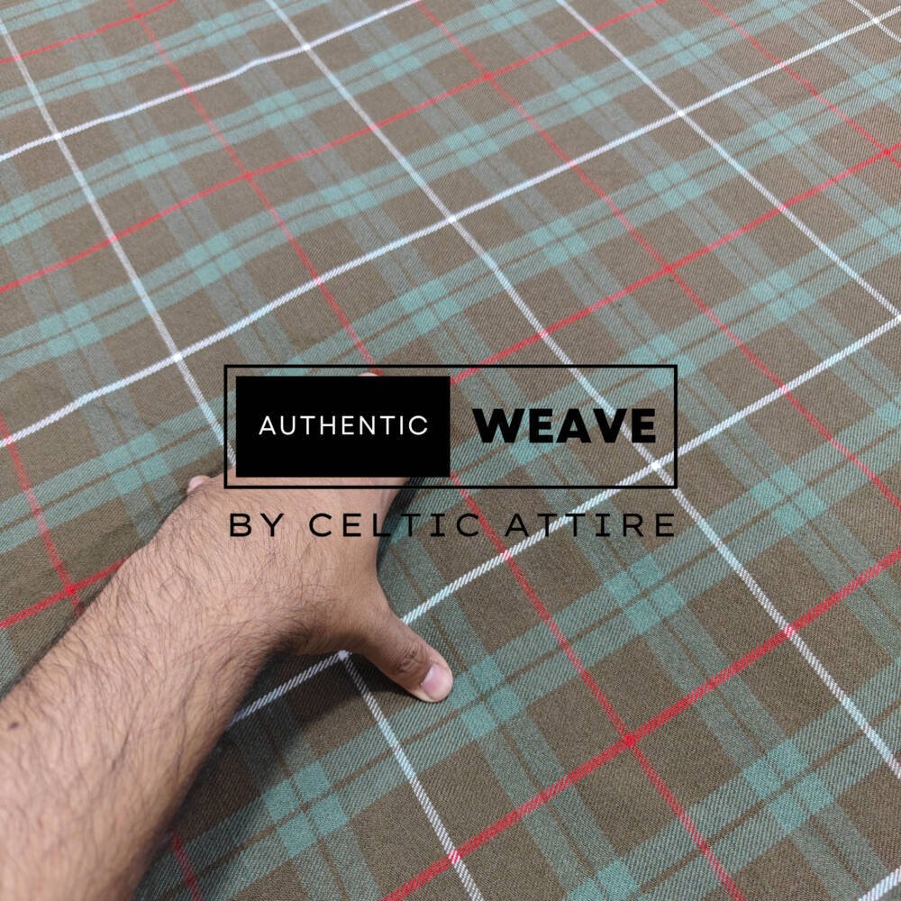 Fraser Weathered Tartan Fabric Fraser Weathered Tartan Fabric