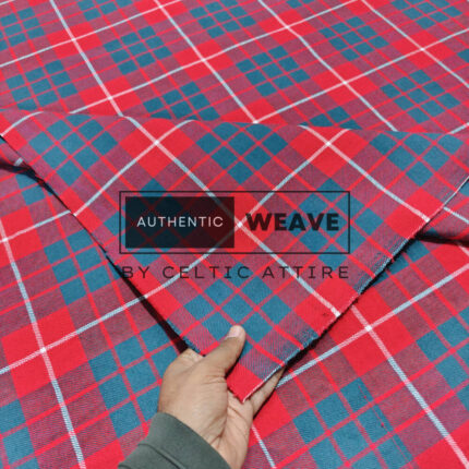 Hamilton Red Ancient Tartan Fabric