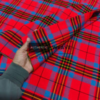 Leslie Red Ancient Tartan Fabric