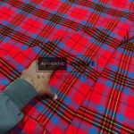 Leslie Red Ancient Tartan Fabric