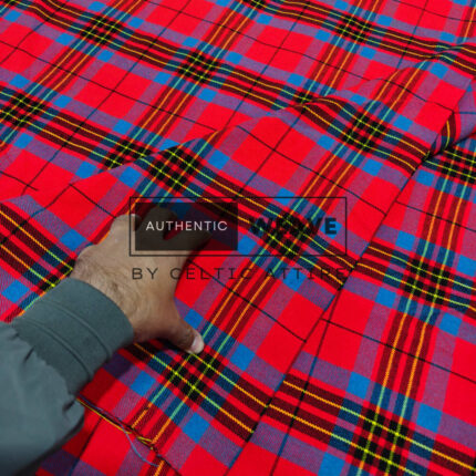 Leslie Red Ancient Tartan Fabric