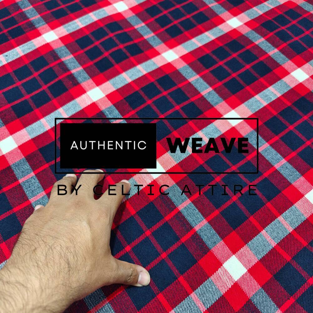 US Coast Guard Tartan Fabric US Coast Guard Tartan Fabric