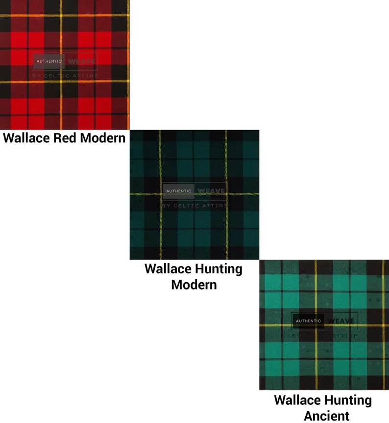 Wallace Series Tartan Fabrics Wallace Series Tartan Fabrics