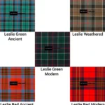 Clan Leslie Tartan Fabrics