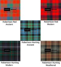 Clan Robertson Tartan Fabrics