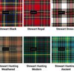 Scottish Clan Stewart Tartan Fabrics