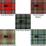Clan Scott Tartan Fabrics