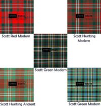 Clan Scott Tartan Fabrics