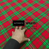 Welsh National Tartan Fabric