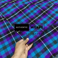 Alba Thistle Tartan Fabric