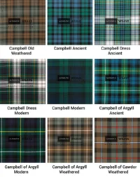 Clan Campbell Tartan Fabrics
