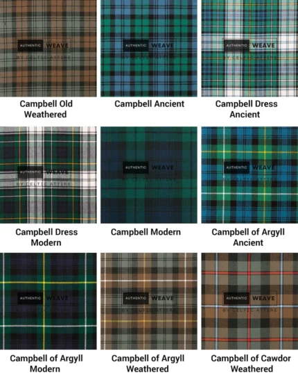 Clan Campbell Tartan Fabrics