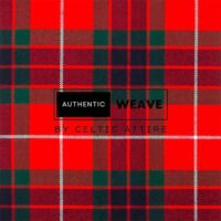 Fraser Red Modern Tartan Fabric
