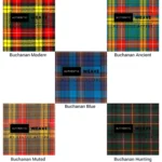 Clan Buchanan Tartan Fabrics