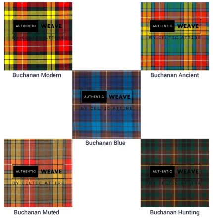 Clan Buchanan Tartan Fabrics