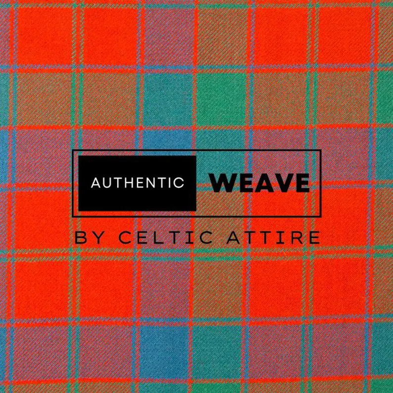 Robertson Red Ancient Tartan Fabric Robertson Red Ancient Tartan Fabric