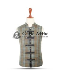 Black Watch Weathered Tartan Punk Rock Vest