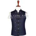 Blue Denim Punk Rock Vest