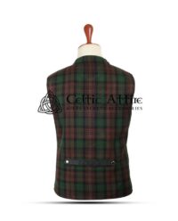 Brown Watch Tartan Punk Rock Waistcoat