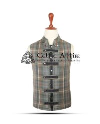 Mackenzie Weathered Tartan Punk Rock Vest