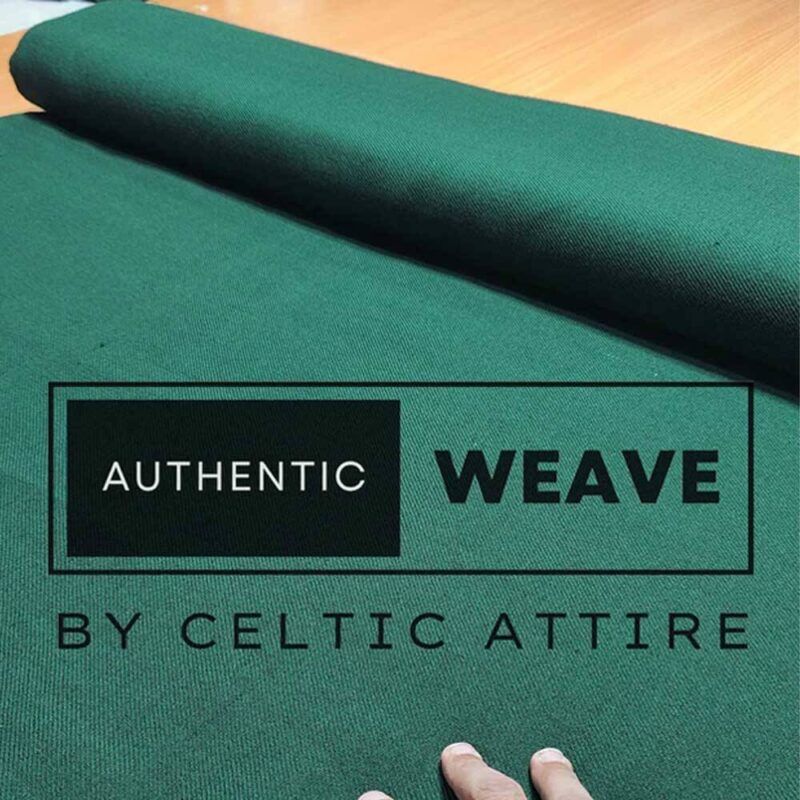 Solid Green Tartan Fabric