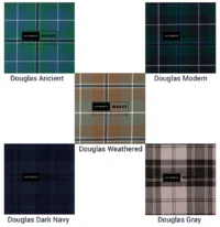 Clan Douglas Tartan Fabrics