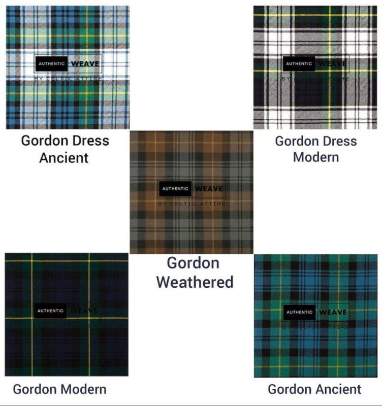 Clan Gordon Tartan Fabrics