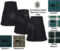 Black Watch Tartan Hybrid Utility Kilt