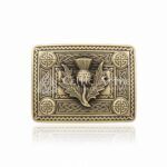 Thistle Flower Scottish Kilt Belt Buckle
