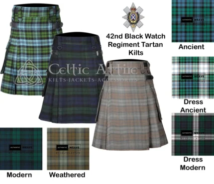Black Watch Tartan Utility Kilt