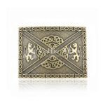 Rampant Lions Scottish Kilt Belt Buckle