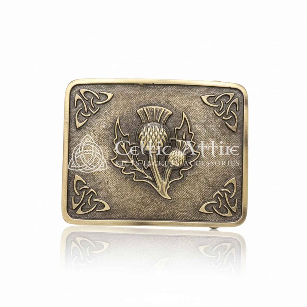 Thistle Scottish Kilt Belt Buckle Thistle Scottish Kilt Belt Buckle