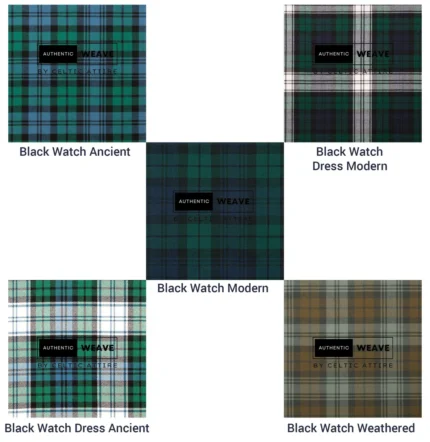 Black Watch Tartan Fabric