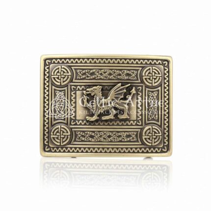 Welsh Dragon Scottish Kilt Belt Buckle