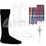 Scottish Anderson Ancient Flashes - Socks and Kilt Pin