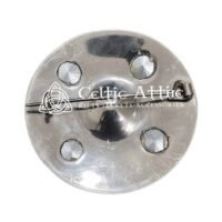 Scottish Fly plaid Brooch Pin Black Crystal