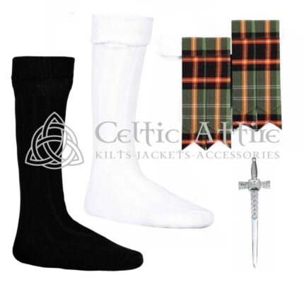 Scottish Bomb Tech Flashes - Socks and Kilt Pin