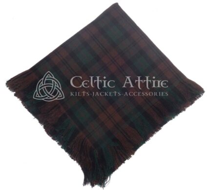 Mens Scottish Brown Watch Tartan Flyplaid